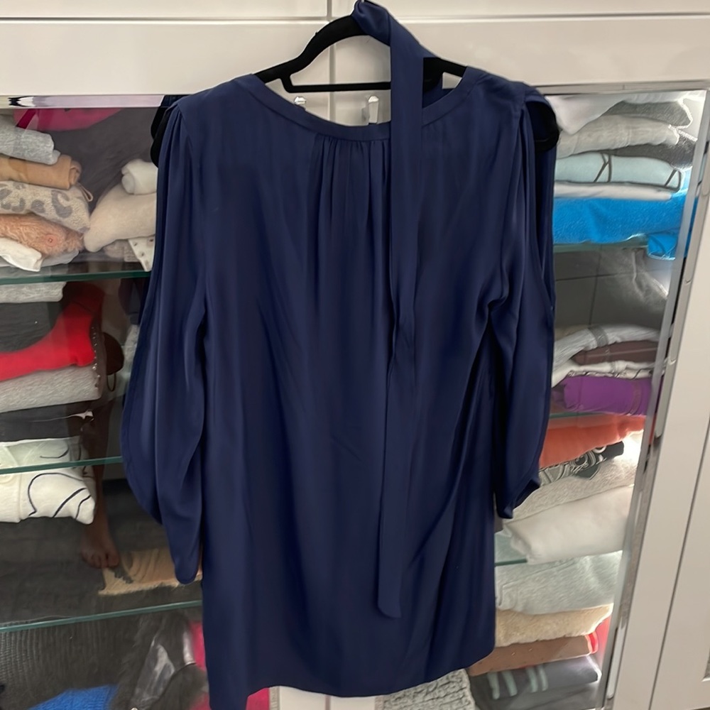 Alice and Trixie navy blue belt dress